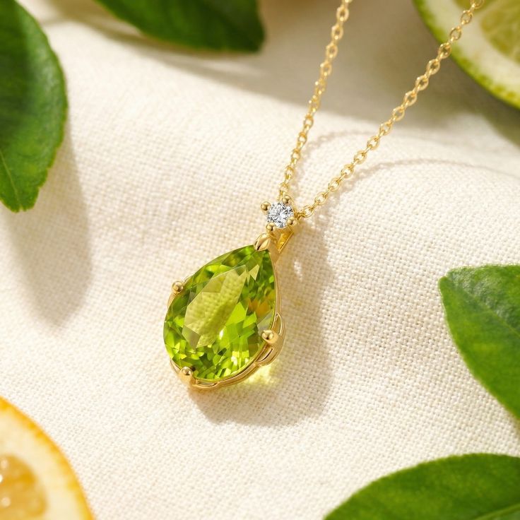 the peridina teardrop 18k gold vermeil 18k solid rose gold 16 18 inch (adjustable)